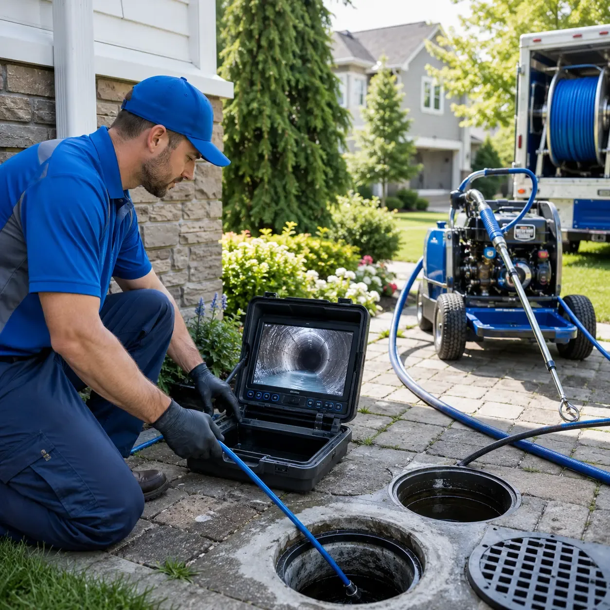 Outdoor drain cleaning professionals serving Newport, PA